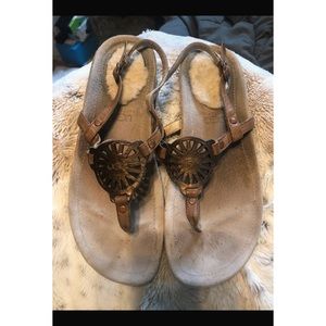 Ugg copper sandals